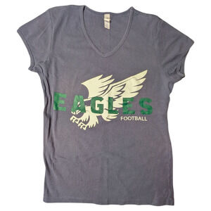Bella - Eagles Football Women's Shirt - Pre-Owned - Navy Blue - V neck - Large